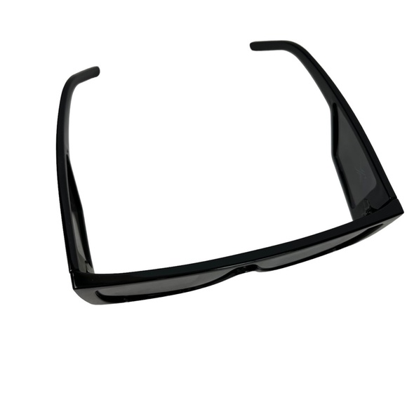 SUNGLASSES SUNGLASSES SHADES Brow Bar Black Plastic Frames Beach Vacation Summer - Picture 11 of 16